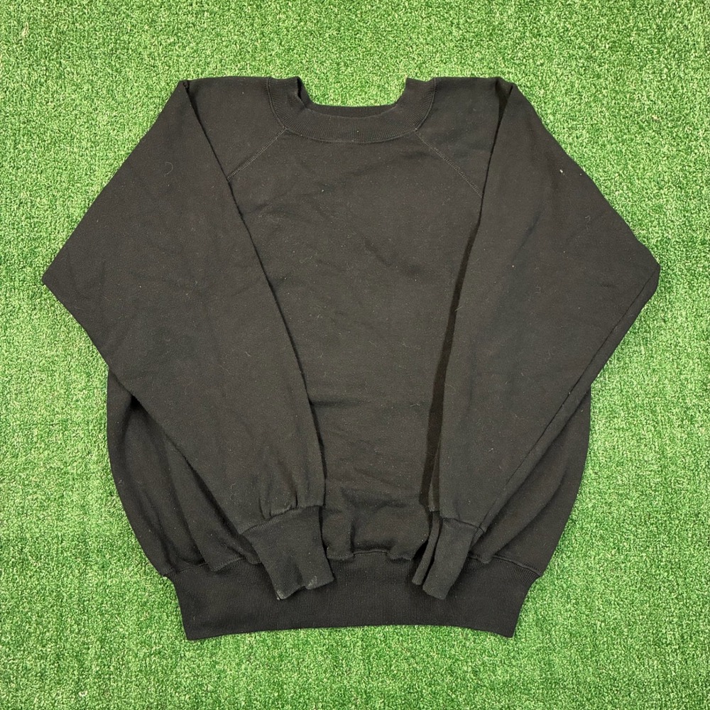 Vintage 90s Ultra Sweats Black Blank Crewneck Sweater